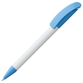 Ручка шариковая Prodir DS3 TPP Special, белая с голубым (P1912.44)