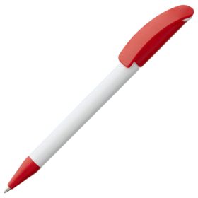 Ручка шариковая Prodir DS3 TPP Special, белая с красным (P1912.65)