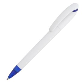Ручка шариковая Beo Sport, белая с синим (P4784.64)
