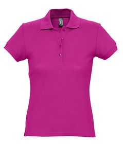 Рубашка поло женская Passion 170, ярко-розовая (фуксия) (P4798.57)