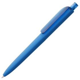 Ручка шариковая Prodir DS8 PRR-T Soft Touch, голубая (P6075.44)