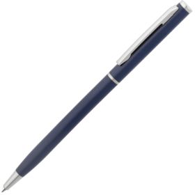Ручка шариковая Hotel Chrome, ver.2, матовая синяя (P7078.40)