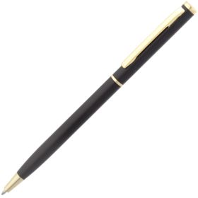 Ручка шариковая Hotel Gold, ver.2, матовая черная (P7079.30)
