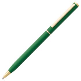 Ручка шариковая Hotel Gold, ver.2, матовая зеленая (P7079.90)