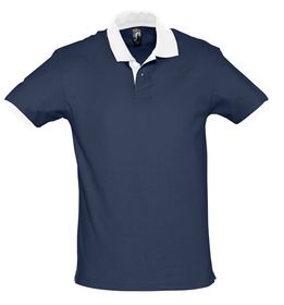 P6085.46 - Рубашка поло Prince 190, темно-синяя с белым