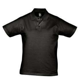 Рубашка поло мужская Prescott Men 170, черная (P6086.30)