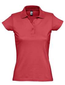 Рубашка поло женская Prescott Women 170, красная (P6087.50)