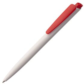 Ручка шариковая Senator Dart Polished, бело-красная (P6308.65)