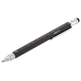 Ручка шариковая Construction, мультиинструмент, черная (P6462.30)
