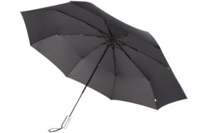 Зонт складной Unit Fiber с большим куполом, черный (P6652.30)