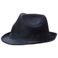 Шляпа Gentleman, черная с черной лентой (P6981.33)