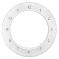 Часы настенные The Only Clock, белые (P7019.60)