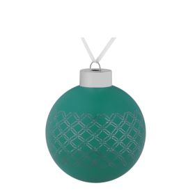 Елочный шар Queen, 8 см, зеленый (P7171.90)
