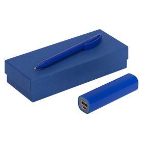 Набор Couple: аккумулятор и ручка, синий (P7200.40)