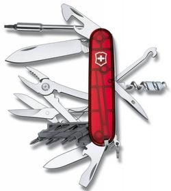 Офицерский нож CyberTool L, прозрачный красный (P7746.55)