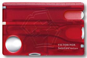 Набор инструментов SwissCard Nailcare, красный (P7770.55)