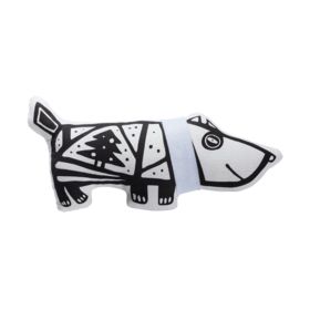 Игрушка «Собака в шарфе», малая, белая (P7796.60)