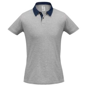 Рубашка поло мужская DNM Forward серый меланж (PPMD30933)