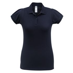 Рубашка поло женская Heavymill темно-синяя (PPW460003)